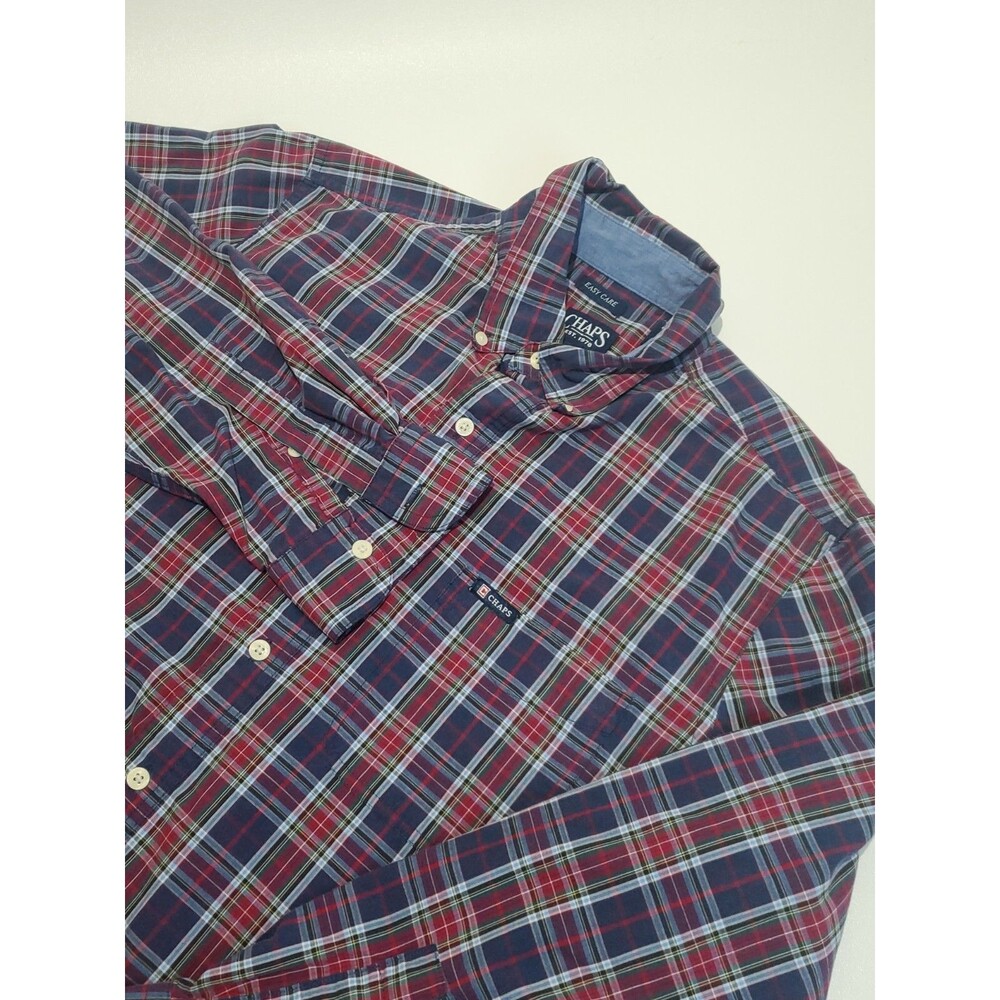 Chaps By Ralph Lauren‎ Men's Long Sleeve Button Up Dress Shirt, Medium